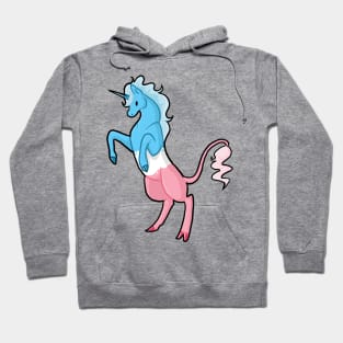 Trans Pride Unicorn Hoodie